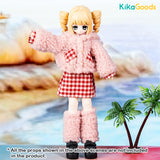 LuckyDoll Pink Plush Series 1/6 Points BJD Clothing Set