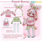 Dessert Series Peach Bunny 1/12 BJD Clothing Set
