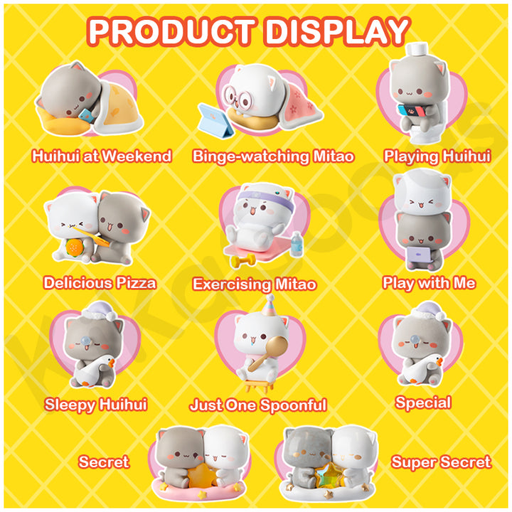 Mitao Cat 2 Season Lucky Cat Cheap Cute Cat Blind Box Toys Surprise Figure Doll Home Deroc - 26 Mitao Cat 2 Season Lucky Cat Cheap Cute Cat Blind Box Toys Surprise Figure Doll Home Deroc - 26
