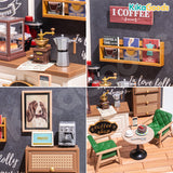 Rolife Super Creator DIY Miniature House - Breezy Time Cafe