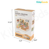 Rolife Super Creator DIY Miniature House - Fascinating Book Store