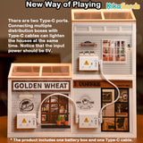 Rolife Super Creator DIY Miniature House - Golden Wheat Bakery