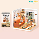 Rolife Super Creator DIY Miniature House - Cozy Living Lounge