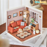 Rolife Super Creator DIY Miniature House - Cozy Living Lounge