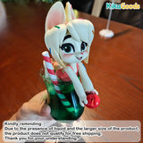 Melon Soda Flavor Summer Maid Cat Limited Edition Figure【Shipped within 7 Working Days】