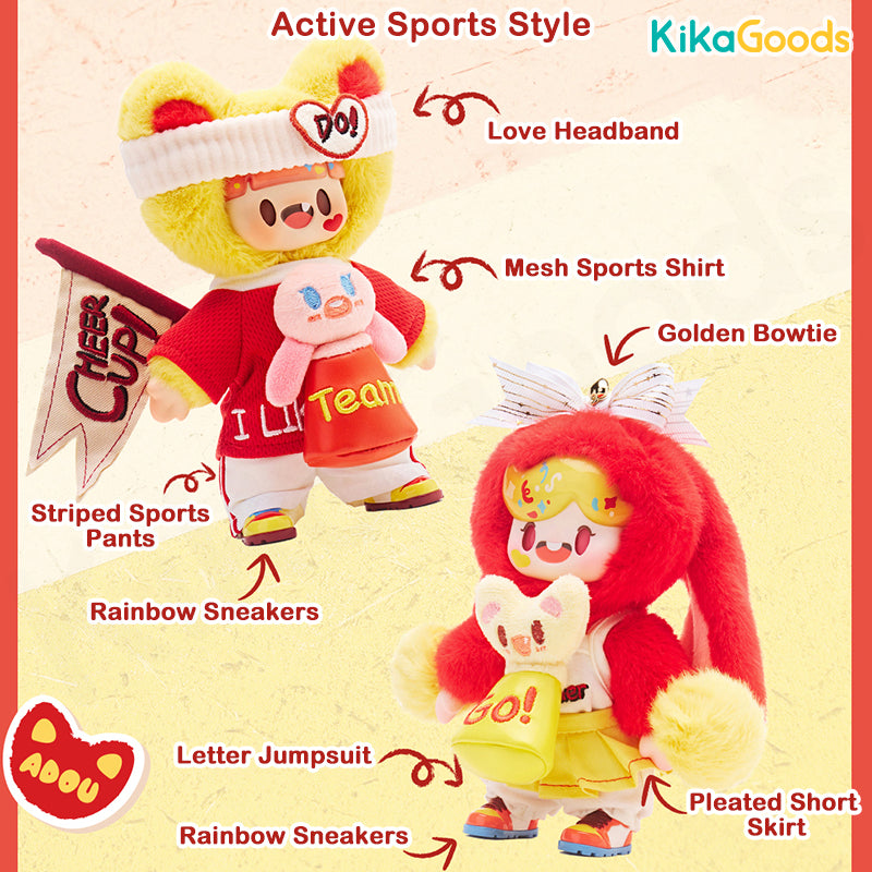 Adofu You Are Awesome ADOU & FUFU Limited Plush Figure – KIKAGoods