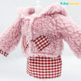 LuckyDoll Pink Plush Series 1/6 Points BJD Clothing Set