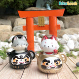 Teapot Fox Daruma 1 + 2 Series Blind Box