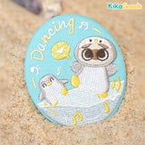 Nobeko Azukisan Oceanic Series Embroidered Badge Blind Bag