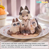 DLC Series Tea Time Cats × Nobeko Azukisan Siamese Cat Figure Limited Set