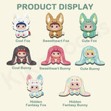 Wakuku Fox & Bunny Trick Or Treat Series Plush Blind Box【Shipped in Sept./Oct. 2025】