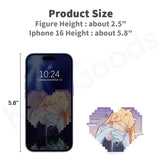 Alien Stage Rabbit Series Pixel Heart Acrylic Refrigerator Sticker Blind Box