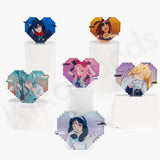 Alien Stage Rabbit Series Pixel Heart Acrylic Refrigerator Sticker Blind Box