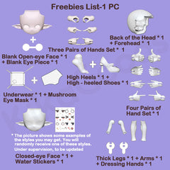 Mogo Bloom Series 1/12 Action Figure BJD Blind Box【Shipped in Jan./Feb. 2026】