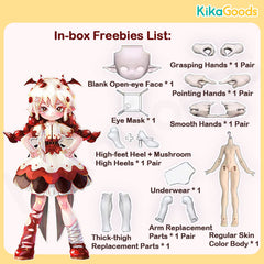 Mogo Bloom Series Hydnellum Peckii 1/12 BJD Limited  Action Figure【Shipped in Jan./Feb. 2026】