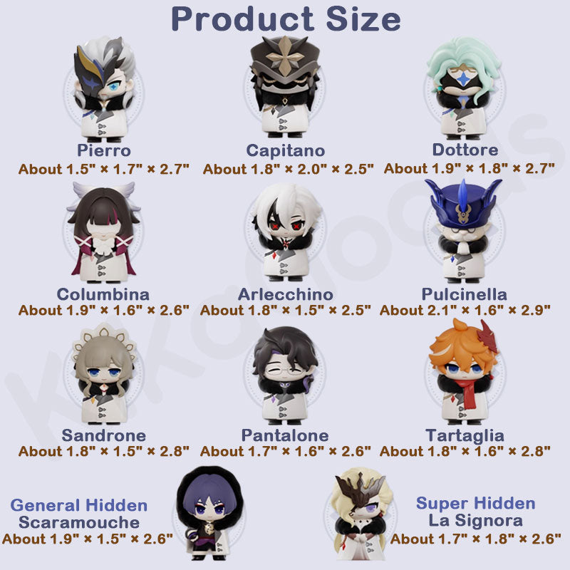 Fatui Figure Fatui Harbingers Series Chibi Figure Blind Box – KIKAGoods