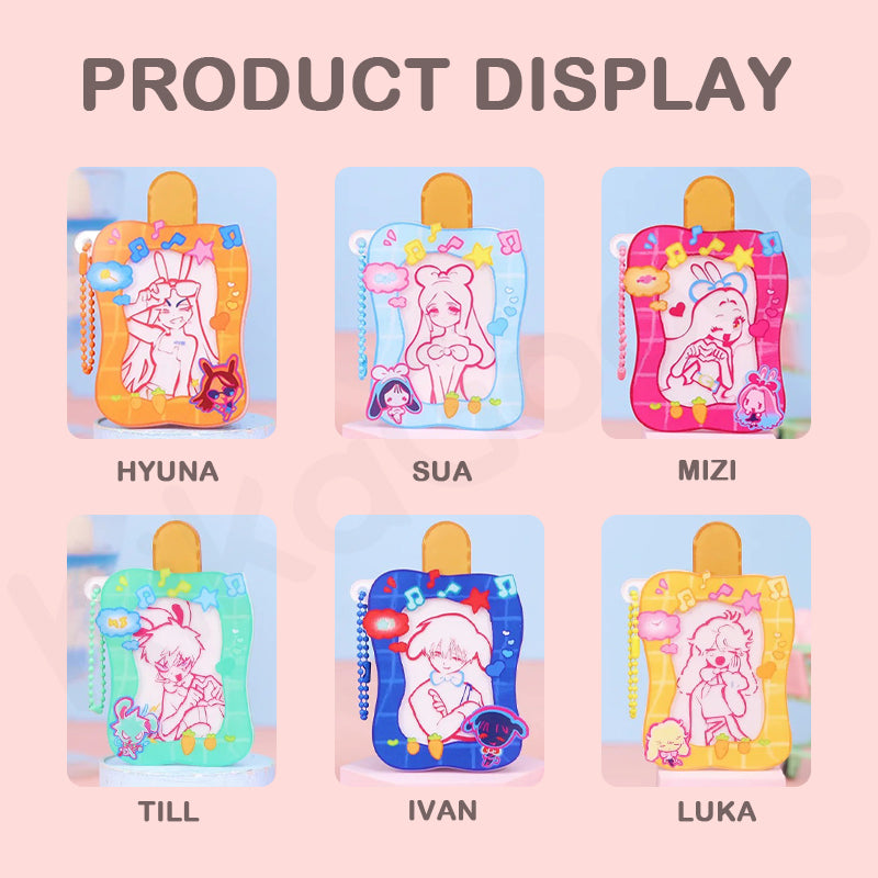 Alien Stage Rabbit Series Acrylic Ice Cream Keychain Blind Box – KIKAGoods