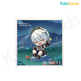 Genshin Impact Happy Birthday Series Mini Color Paper - Box A