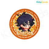 Link Click M.O.D Map of Dreams Series Mini Tinplate Badge Blind Box