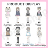 MiraLab X Shojo Don't Touch My Bangs Series Special 1/6 Action Figure BJD Blind Box【Shipped in Mar./Apr. 2026】