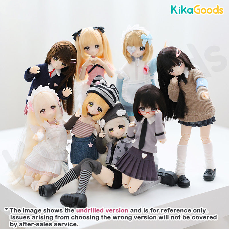Don't Touch My Bangs Series Special 1/6 Action Figure BJD Blind Box【Undrilled Version】 - 1 PC【Undrilled Version】