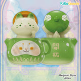 Tea Fox Daruma Series 7 Twelve Constellations Blind Box