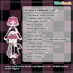 Cooze Devil Horns Series Lust Special Color 1/8 BJD Limited Action Figure