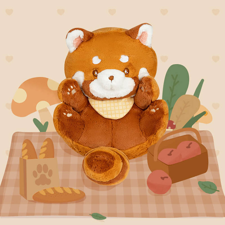 Red Panda Plush Hugging Toy - KIKAGoods