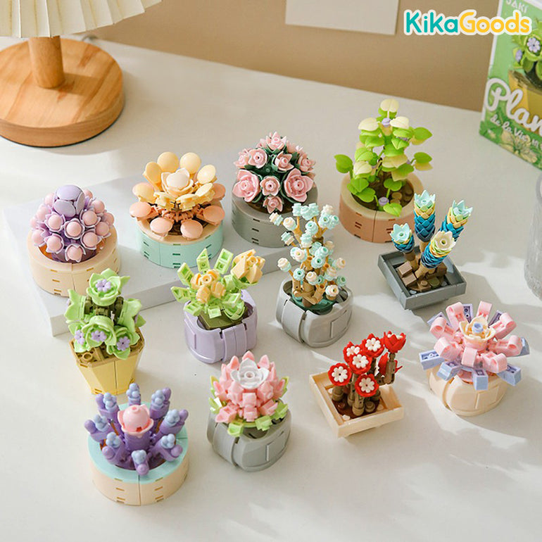 DIY Succulent Potted Building Block Toy - KIKAGoods
