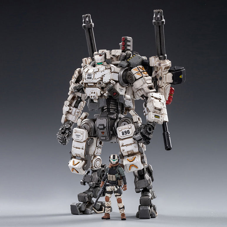 Dark Source Steel Bone Armour Mecha White 1/25 Scale Figure - KIKAGoods