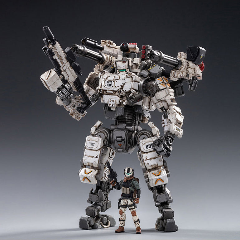 Dark Source Steel Bone Armour Mecha White 1/25 Scale Figure - KIKAGoods