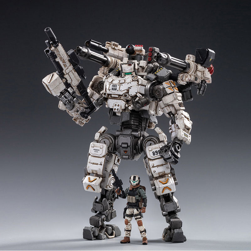 Dark Source Steel Bone Armour Mecha White 1/25 Scale Figure - KIKAGoods