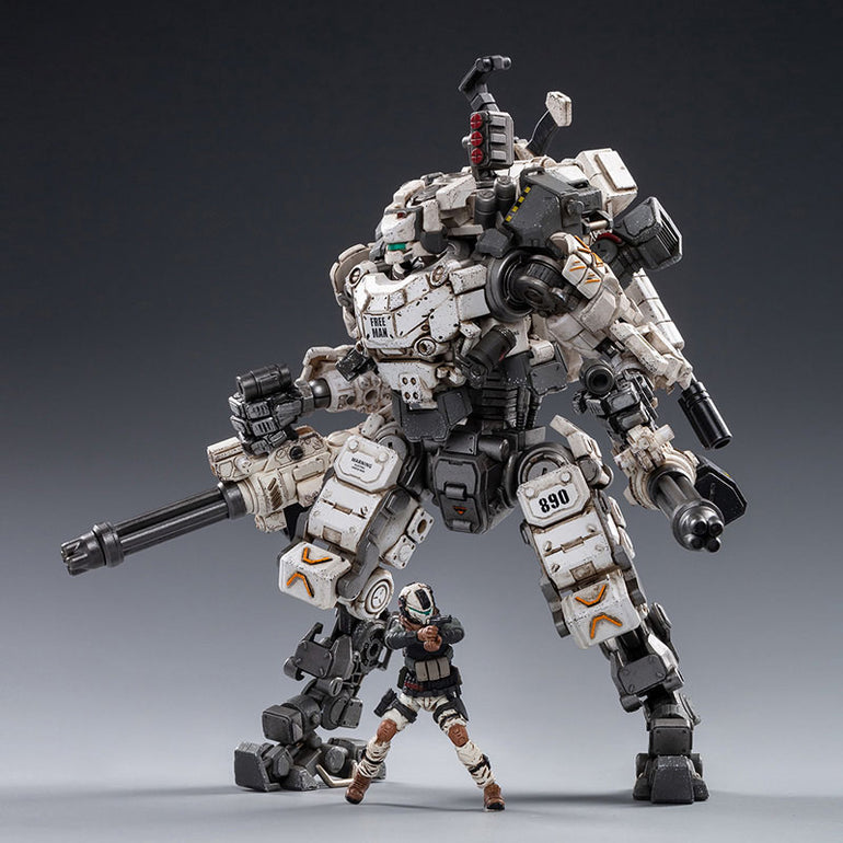 Dark Source Steel Bone Armour Mecha White 1/25 Scale Figure - KIKAGoods