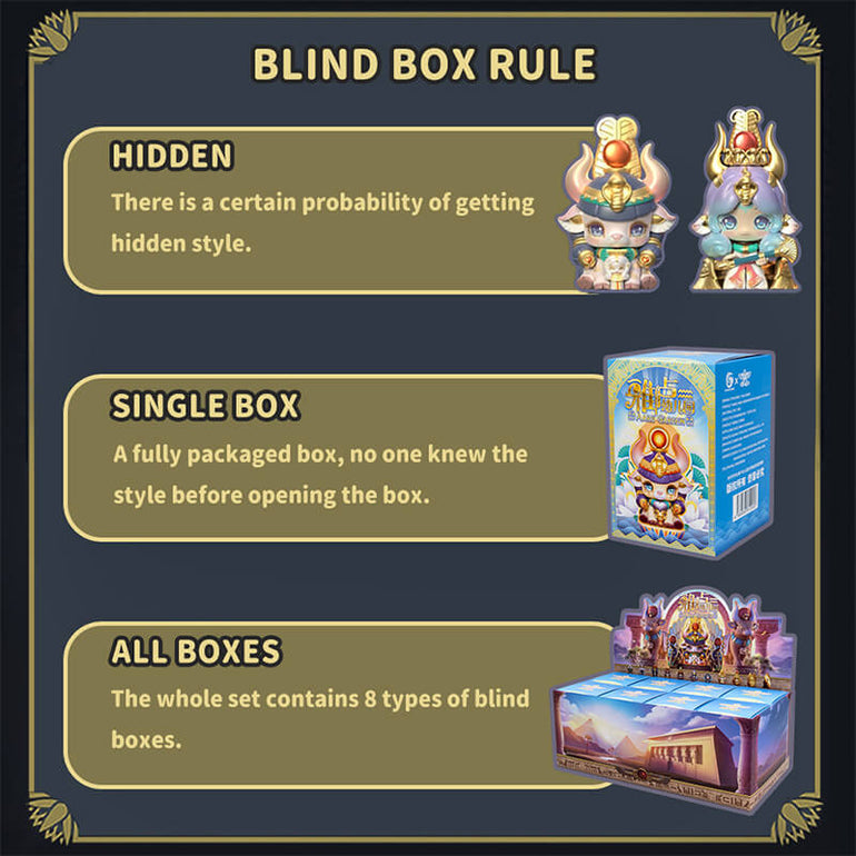 Aaru Garden Ancient Egypt Mythology Series 2 Blind Box - KIKAGoods