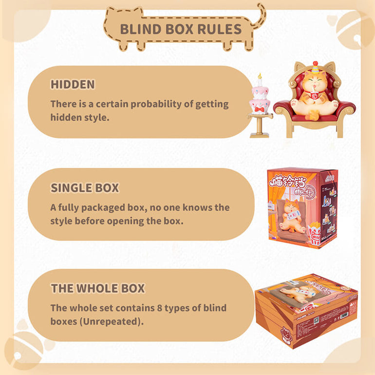 [AIRTOYS] MIAO LING DANG - Bell Cat Collections 2 Series Blind Box