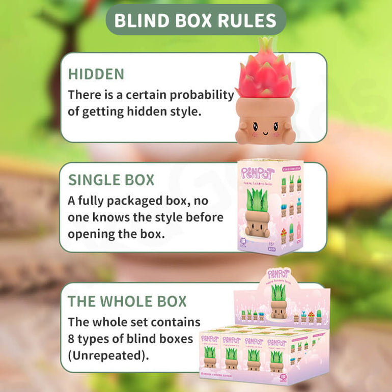 Penpot Hugging Succulents Series 1 Blind Box - KIKAGoods