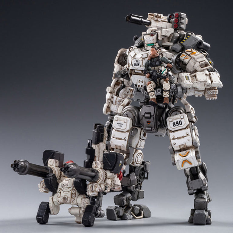 Dark Source Steel Bone Armour Mecha White 1/25 Scale Figure - KIKAGoods