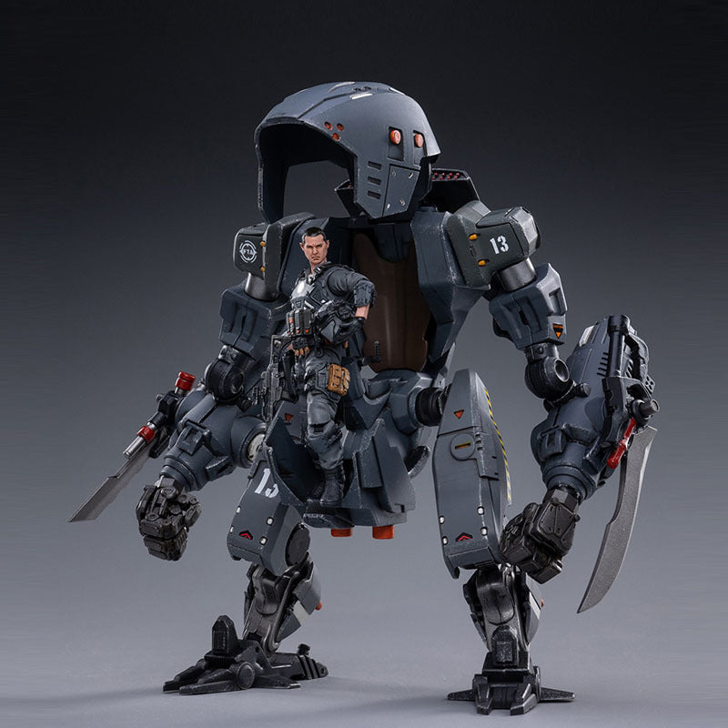 Battle for the Stars NORTH Firehammer Assault Mech 1/18 Scale Figure Set - KIKAGoods
