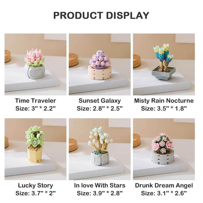 DIY Succulent Potted Building Block Toy - KIKAGoods