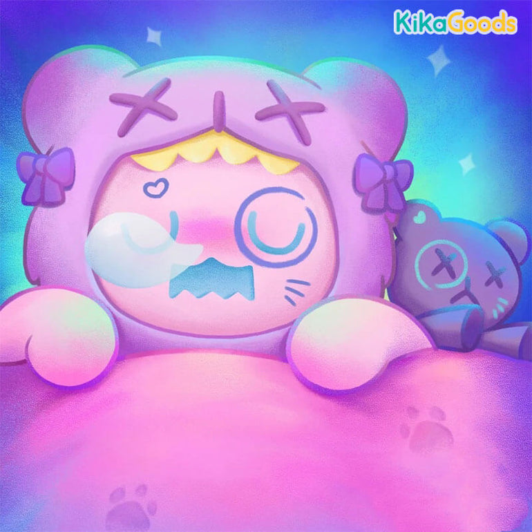 ShinWoo Baby Ghost Bear Postcard - KIKAGoods