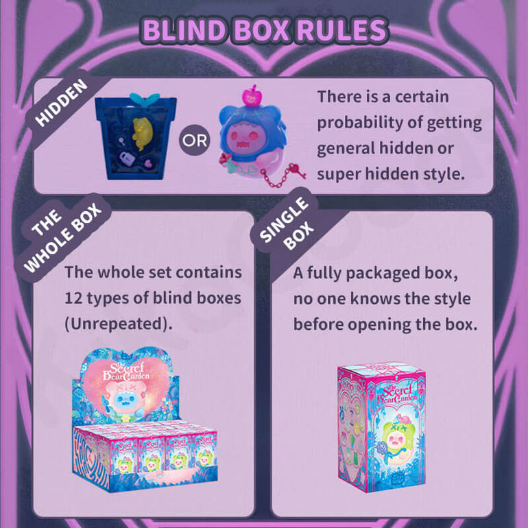 Shinwoo Baby Ghost Bear The Secret Bear Garden Blind Box - KIKAGoods